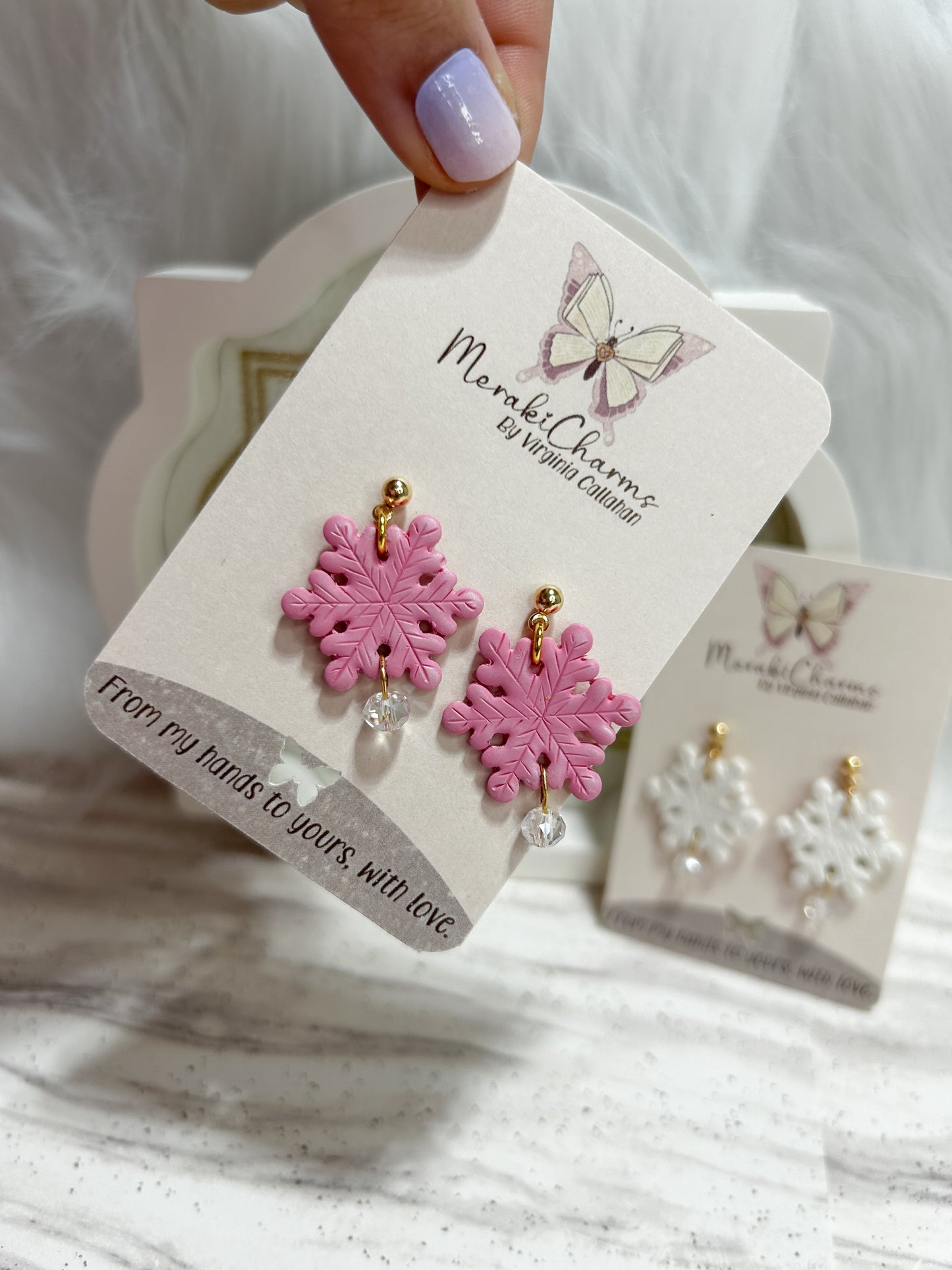 Cute Snowflake Dangle Earrings