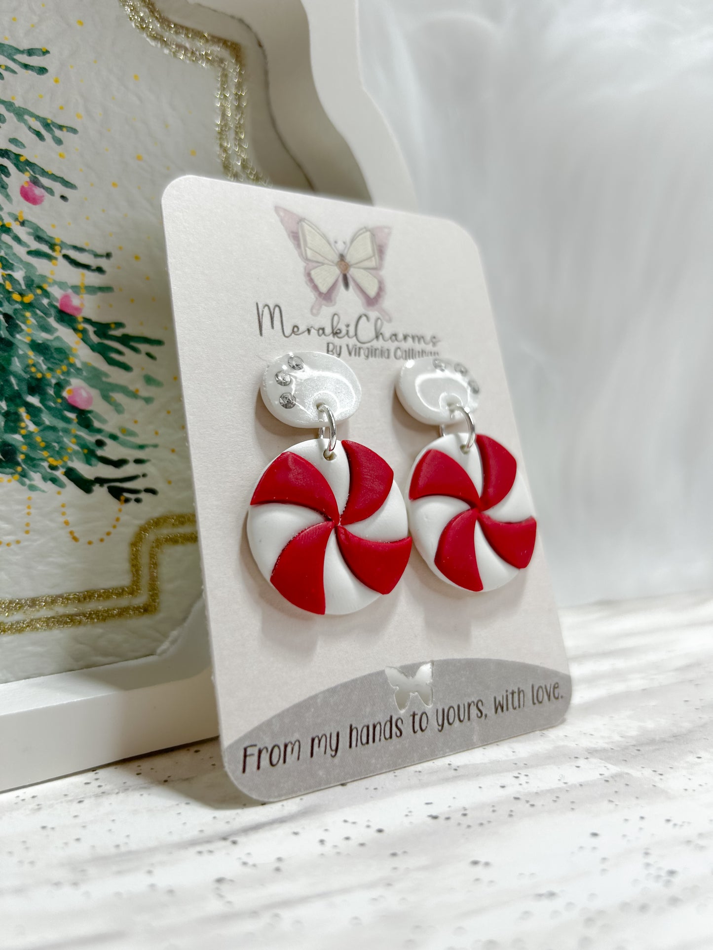 Peppermint Dangle Earrings