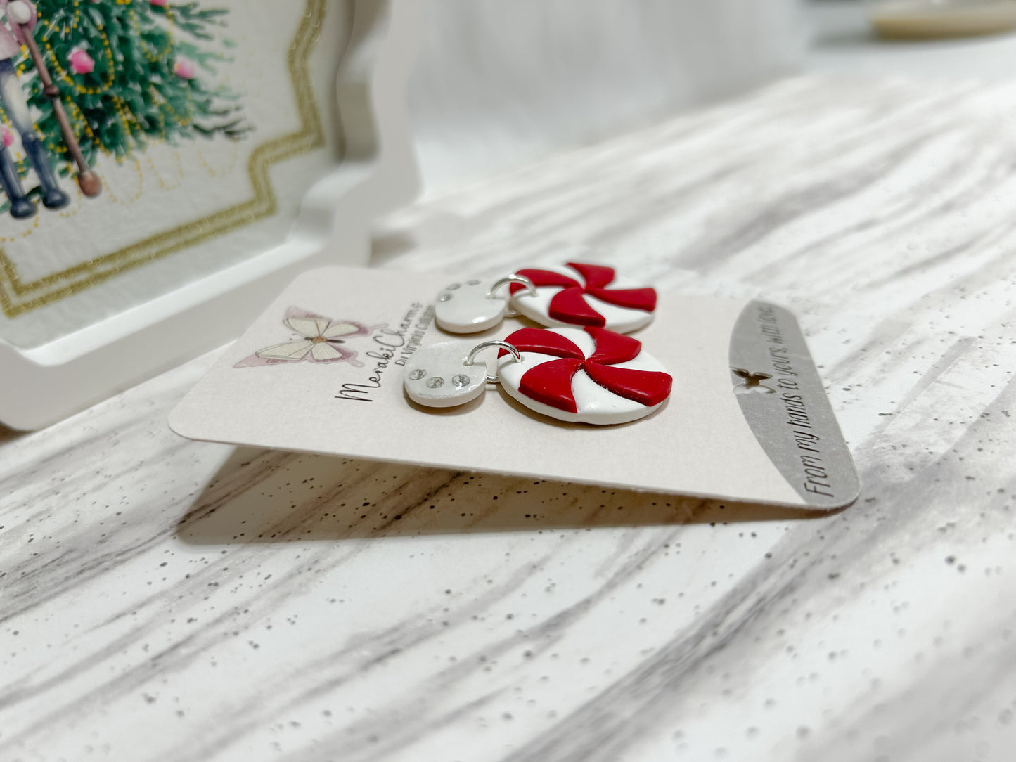Peppermint Dangle Earrings