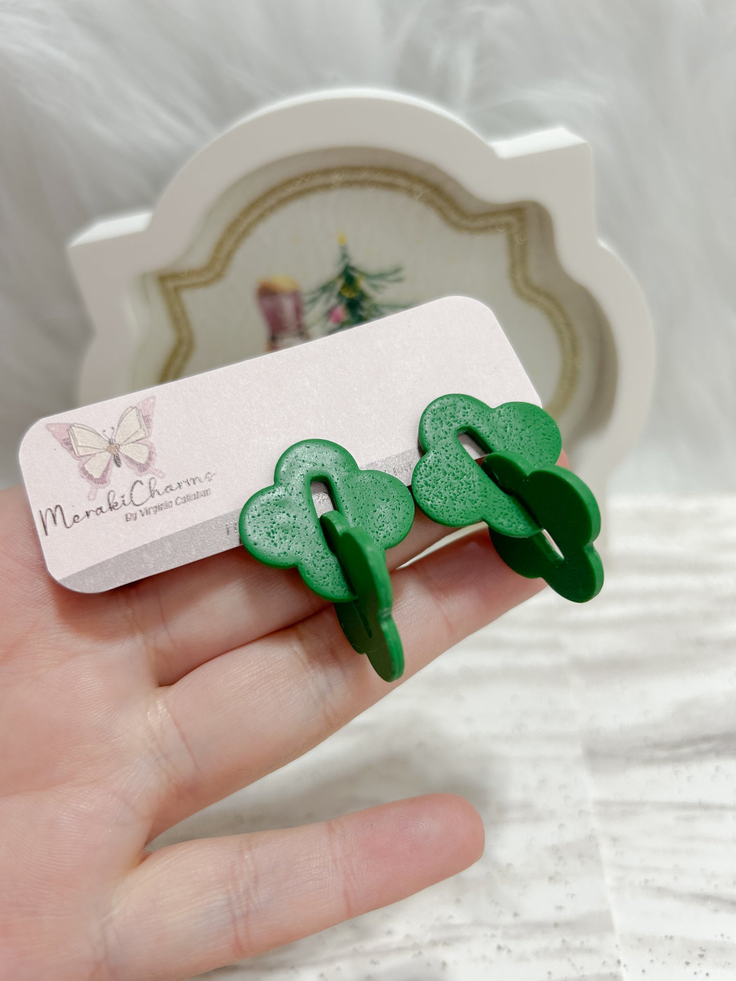 Green Chic Earrings
