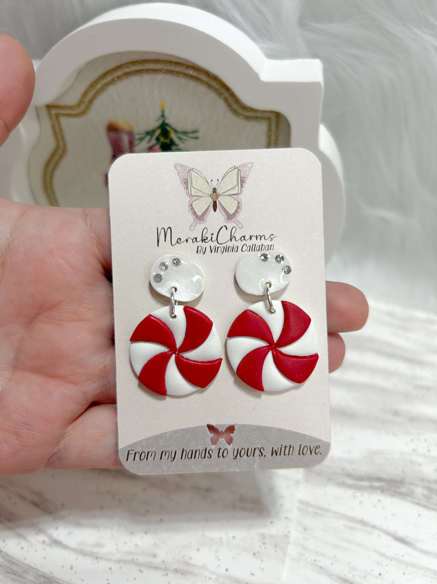 Peppermint Dangle Earrings