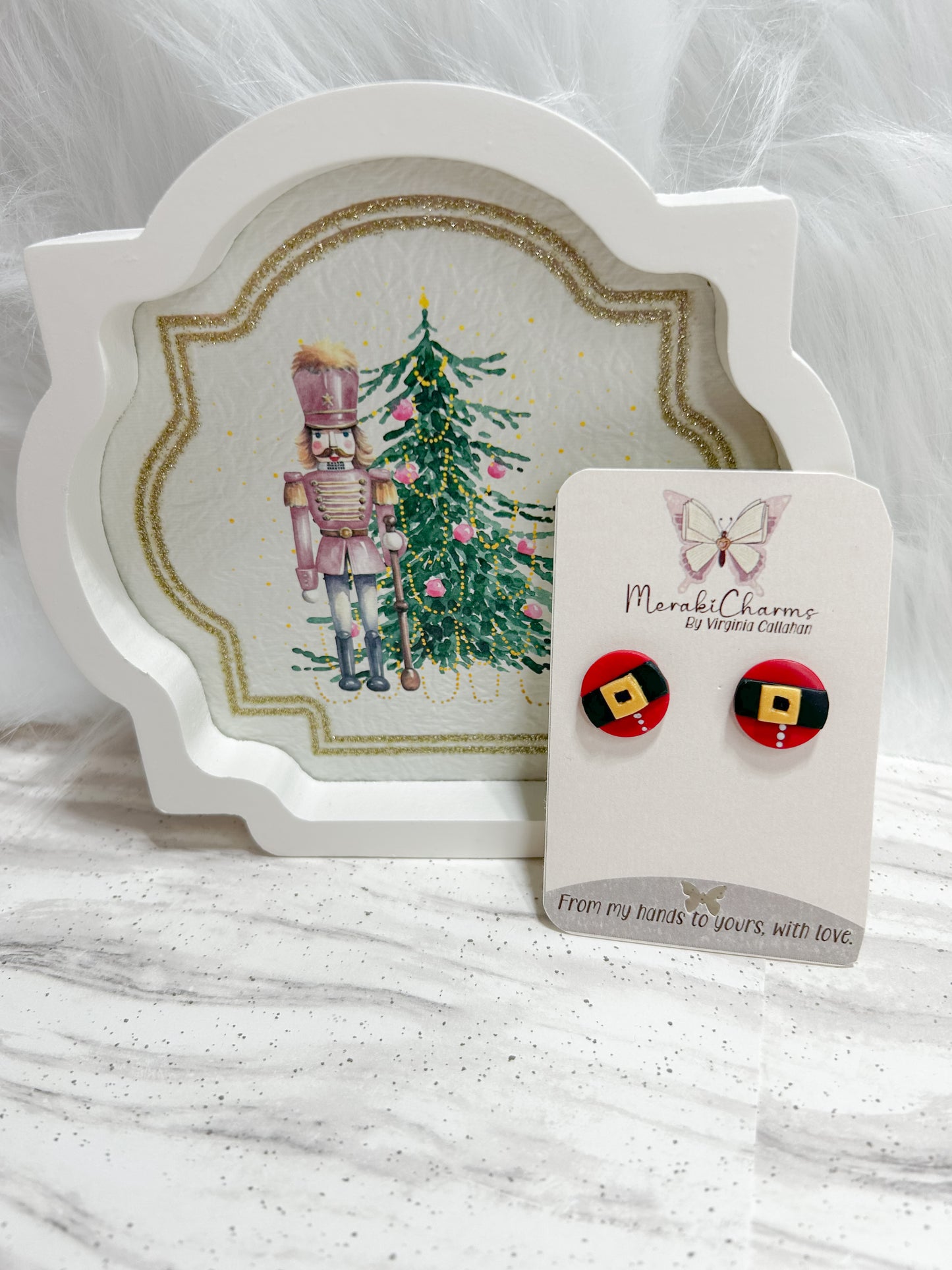 Belly’s Santa Stud Earrings