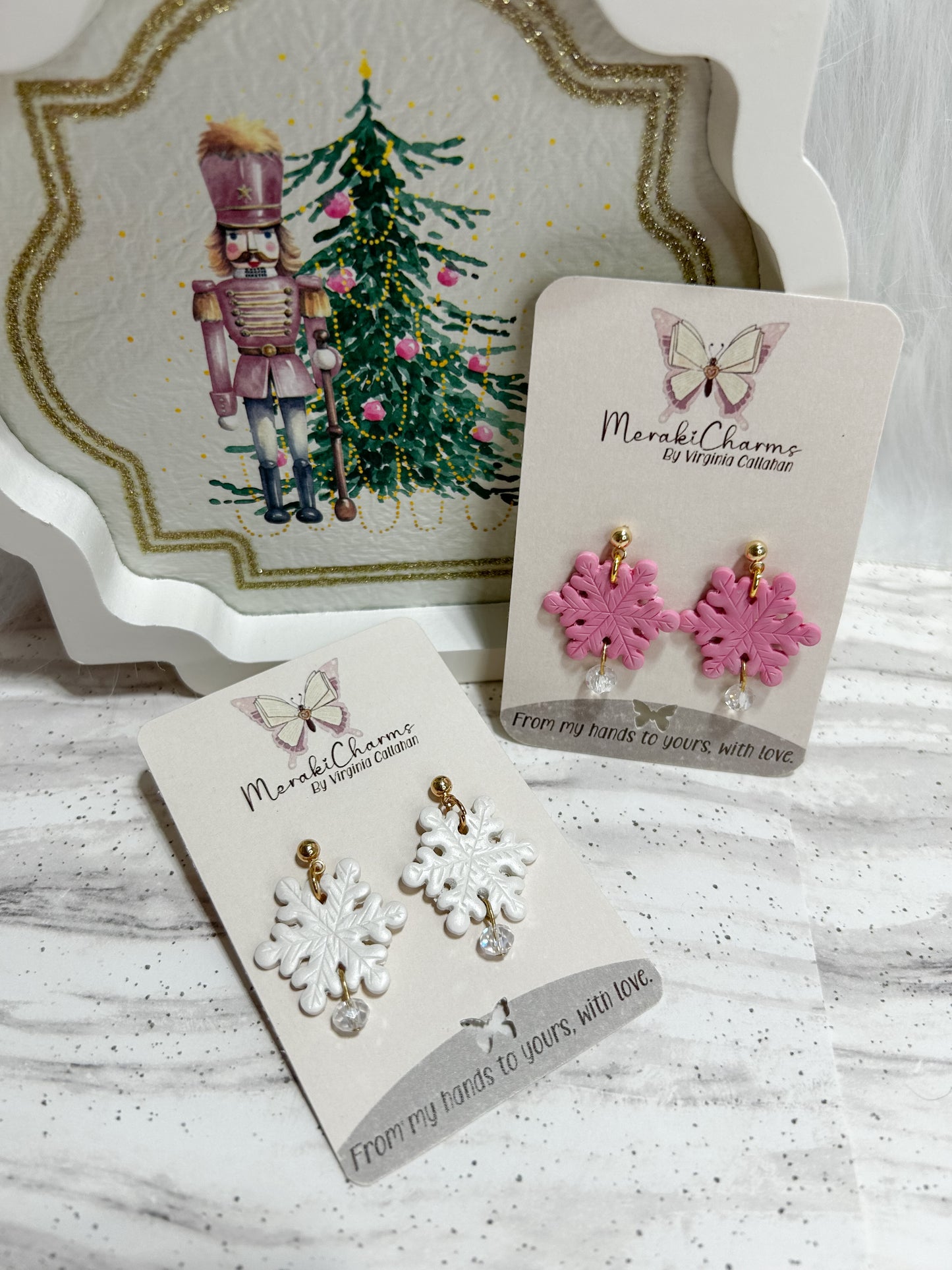 Cute Snowflake Dangle Earrings