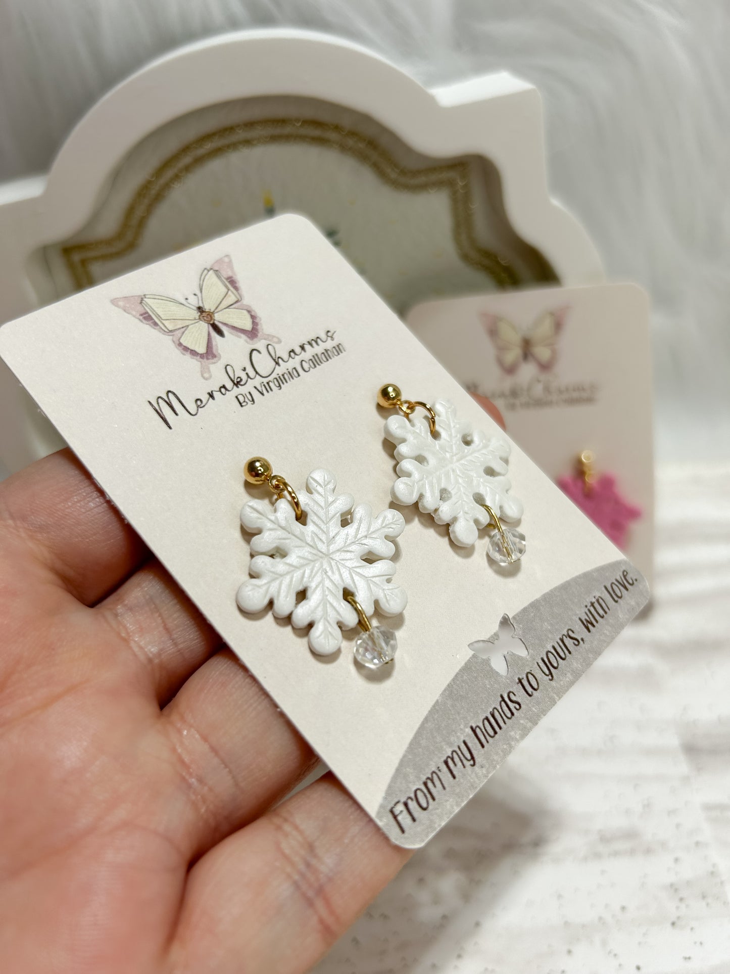 Cute Snowflake Dangle Earrings
