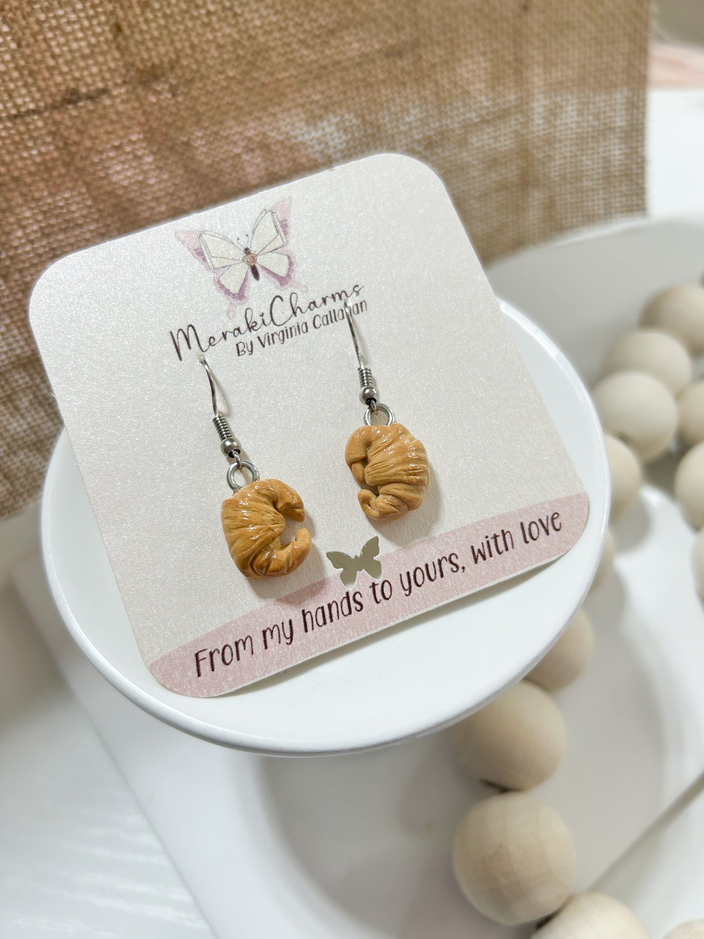 Croissant earrings