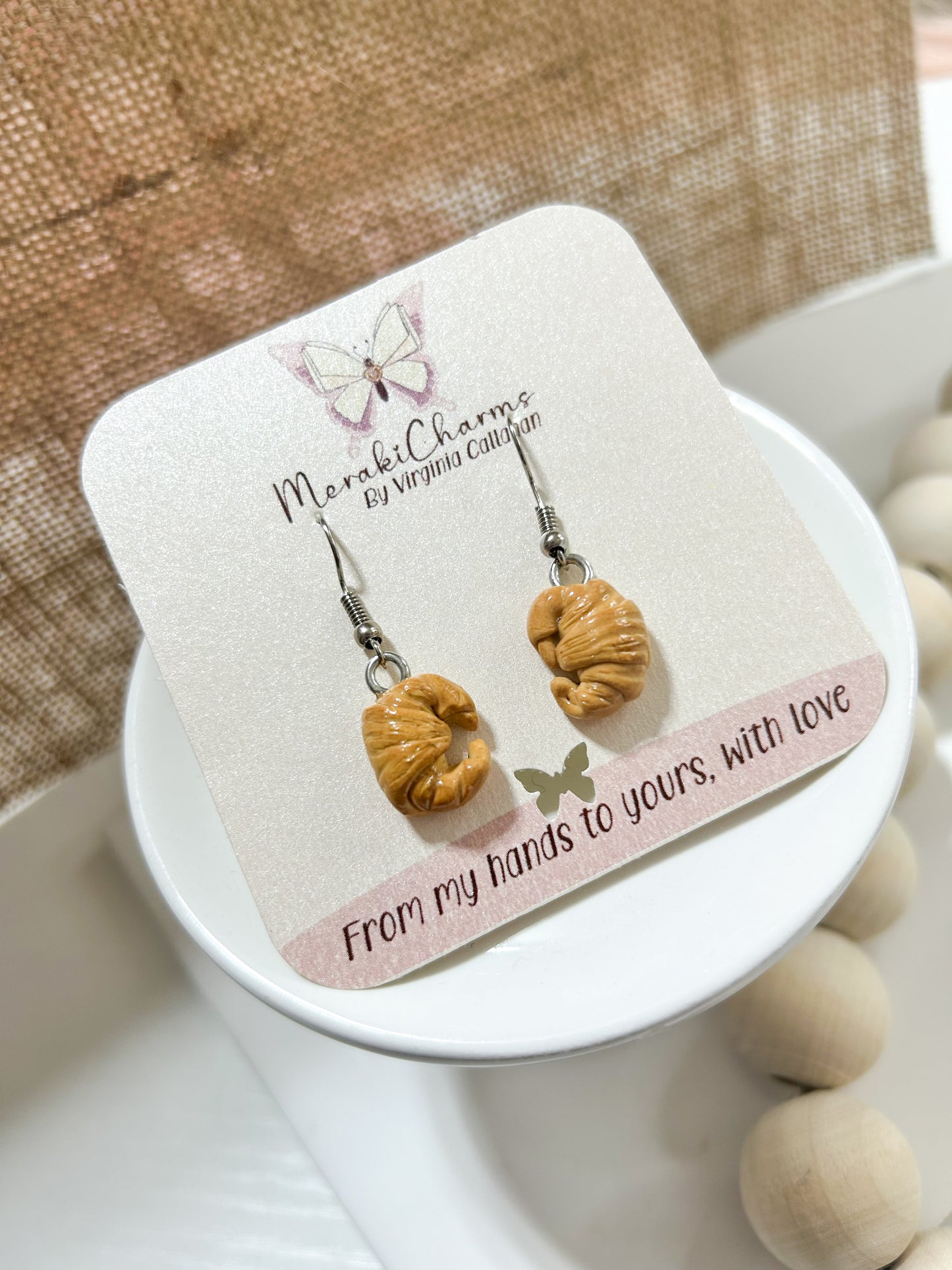 Croissant earrings