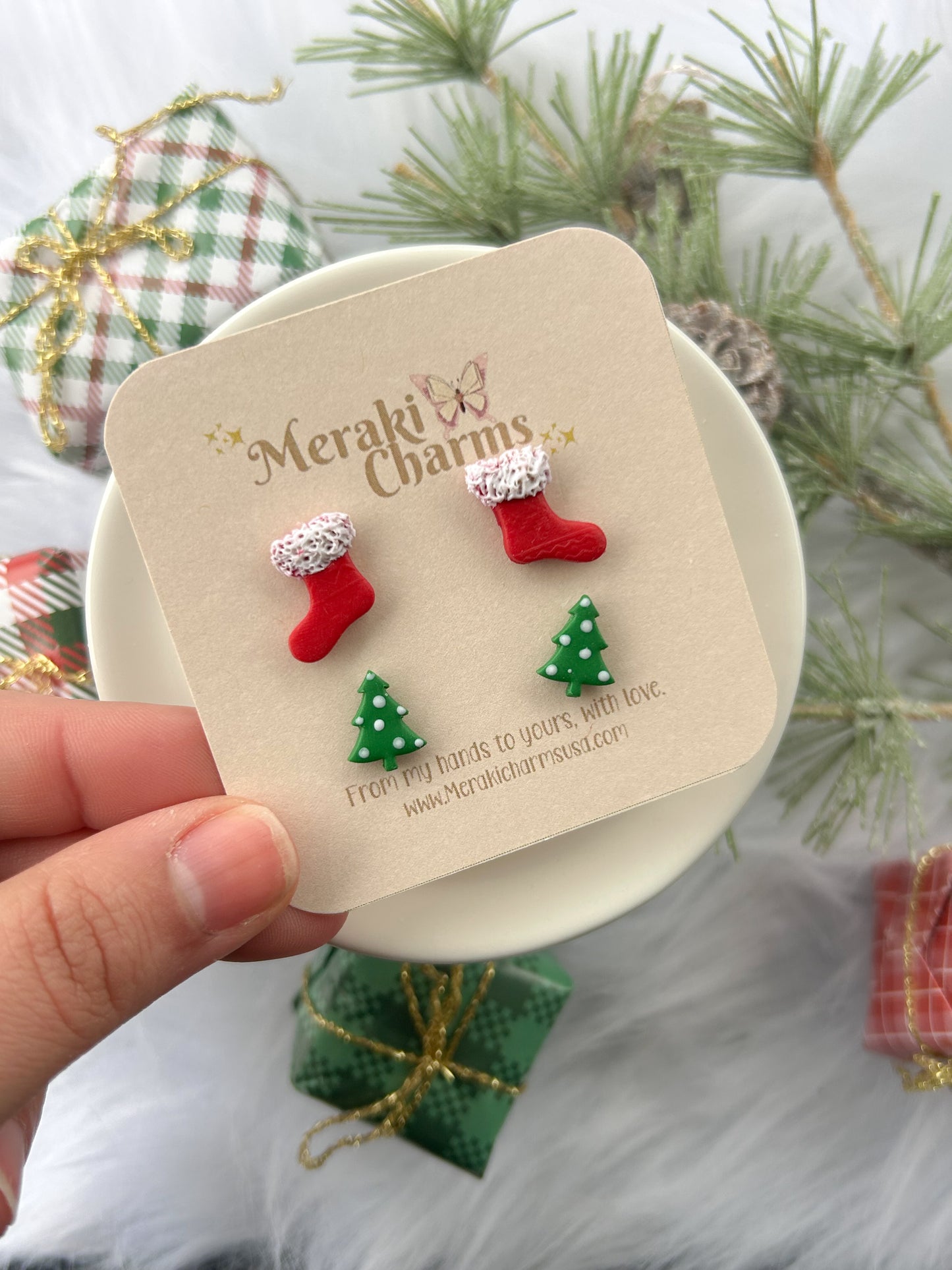 Stocking Gift and Always Green Pine