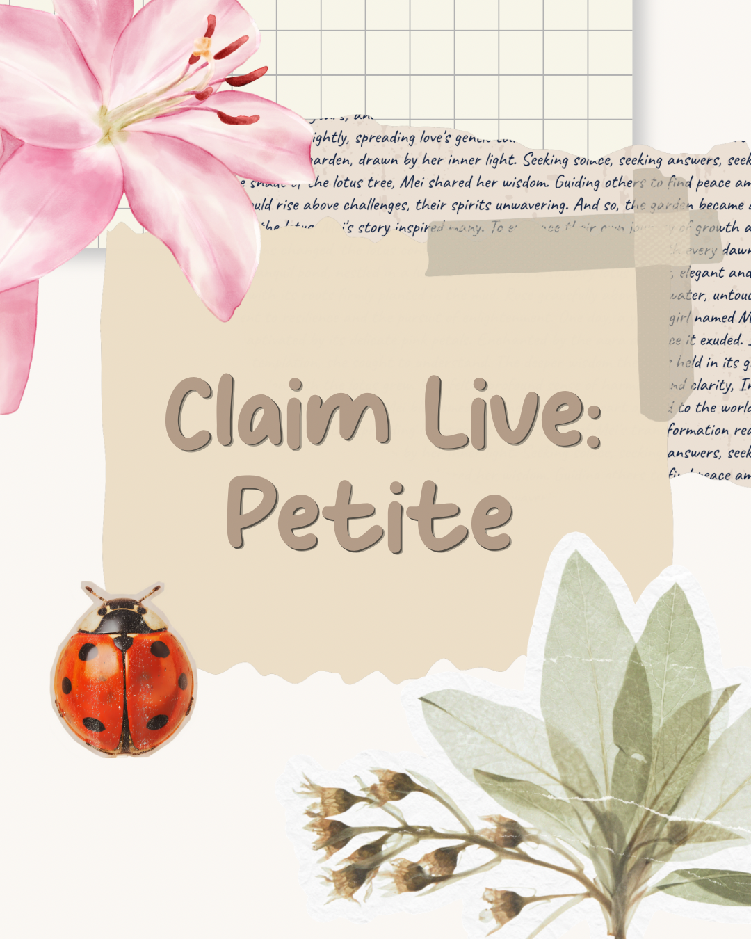 Tik tok Claim Live: Petite