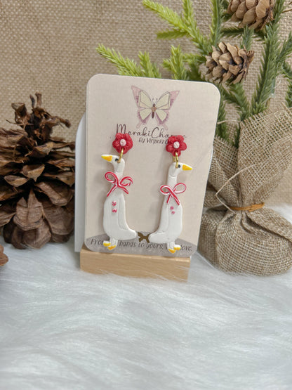 Geese Dangle Earrings