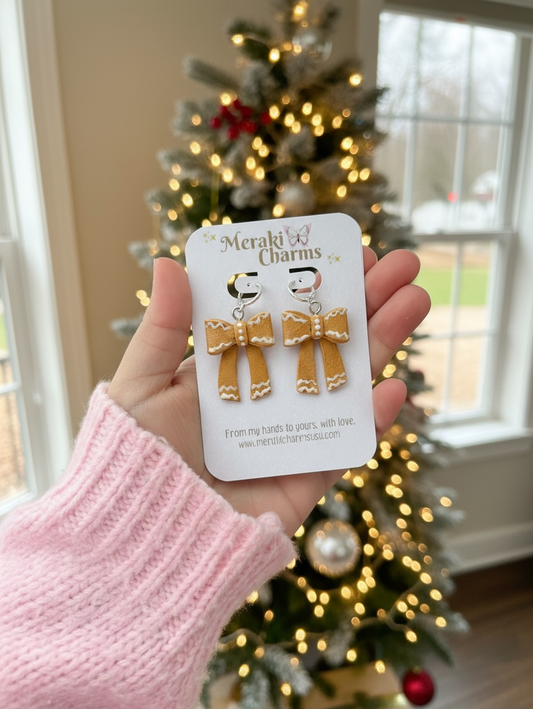 Frosted Ginger Bow