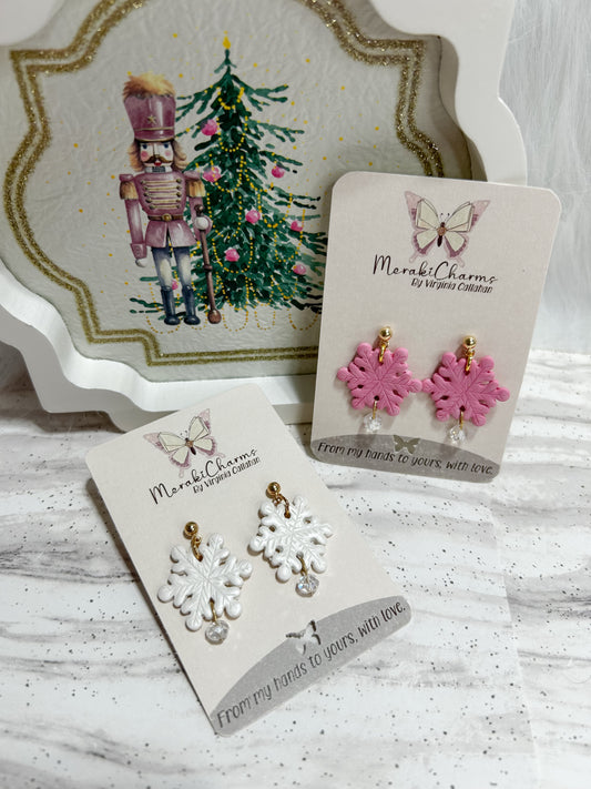 Cute Snowflake Dangle Earrings